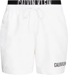 Calvin Klein Swimwear Badeshorts MEDIUM DOUBLE WB Dunkelrot/Braun/Grau/Weiß/Rot/Rosa