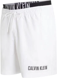 Calvin Klein Swimwear Badeshorts MEDIUM DOUBLE WB Dunkelrot/Braun/Grau/Weiß/Rot/Rosa