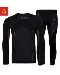 SNOCKS Thermounterhemd Thermounterwäsche Herren 