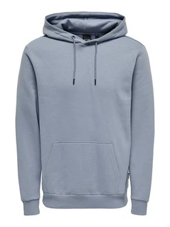 ONLY & SONS Sweatshirt ONSCERES HOODIE SWEAT taubenblau