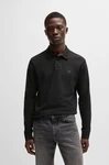 BOSS ORANGE Poloshirt Passerby Schwarz/Dunkelgrau/Grau