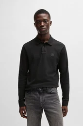 Poloshirt Passerby mit BOSS-Logobadge