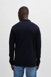 BOSS ORANGE Poloshirt Passerby Dunkelblau/Blau
