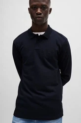 BOSS ORANGE Poloshirt Passerby Dunkelblau/Blau