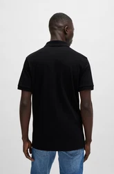 BOSS Poloshirt 'Passenger' Schwarz/Grau/Dunkelgrau