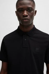 BOSS Poloshirt 'Passenger' Schwarz/Grau/Dunkelgrau