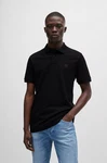 BOSS Poloshirt 'Passenger' Schwarz/Grau/Dunkelgrau