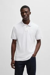 BOSS Poloshirt 'Passenger' Grau/Weiß/Hellgrau/Creme