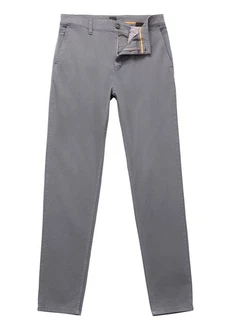 BOSS Chinohose Herren Hose CHINO Tapered Fit Hellgrau/Grau/Dunkelgrau