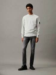 Calvin Klein Jeans SLIM Slim-fit-Jeans 5-Pocket Form Dunkelgrau/Dunkelblau/Grau