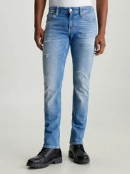 Calvin Klein Jeans Slim-fit-Jeans SLIM im 5-Pocket-Style Hellblau/Blau