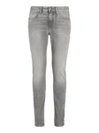 Calvin Klein Jeans SLIM TAPER in 5-Pocket-Form Hellgrau/Grau