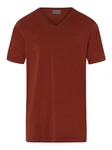 Hanro V-Shirt Living Shirts Rot/Braun/Orange/Dunkelrot