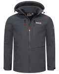 Geographical Norway Softshelljacke Herrenspring Jacke Windbreaker Regen Dunkelgrau/Grau/Hellgrau/Dunkelblau