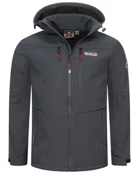 Geographical Norway Softshelljacke Herrenspring Jacke Windbreaker Regen Dunkelgrau/Grau/Hellgrau/Dunkelblau