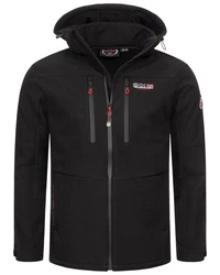 Geographical Norway Softshelljacke Herrenspring Jacke Windbreaker Regen Schwarz