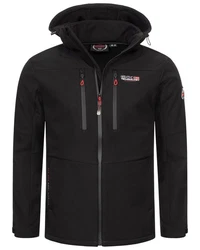 Geographical Norway Softshelljacke Herrenspring Jacke Windbreaker Regen Schwarz