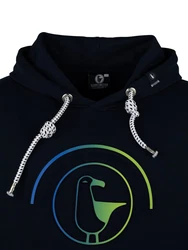 Schietwetter Kapuzenpullover Herren Hoodie Hansi Dunkelblau/Blau