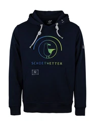 Schietwetter Kapuzenpullover Herren Hoodie Hansi Dunkelblau/Blau