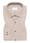 Eterna Hemd Beige/Braun/Lila