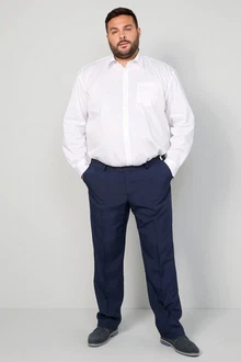 Men Plus Anzughose verstellbarer Bund Bauchfit