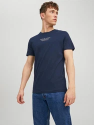 Jack & Jones T-Shirt JPRArchie JPRBLUARCHIE (1-tlg) navy/wei