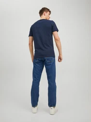 Jack & Jones T-Shirt JPRArchie JPRBLUARCHIE (1-tlg) navy/wei