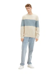 Strickpullover STRUCTURED KNIT aus Baumwollmix