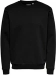 ONLY & SONS Sweatshirt Basic Langarm Pullover ohne Kapuze ONSCERES (5428) Schwarz