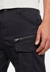 G-STAR RAW Herren Rovic Zip 3D Regular Tapered Pants Schwarz/Khaki/Orange/Beige/Dunkelblau