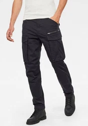 G-STAR RAW Herren Rovic Zip 3D Regular Tapered Pants Schwarz/Khaki/Orange/Beige/Dunkelblau