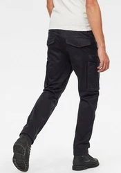 G-STAR RAW Herren Rovic Zip 3D Regular Tapered Pants Schwarz/Khaki/Orange/Beige/Dunkelblau