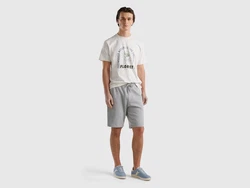 United Colors of Benetton Bermudas Grau/Hellgrau