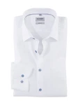 OLYMP Langarmhemd Businesshemd Level Five Weiß/Creme/Pastell/Blau