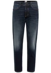 camel active 5-Pocket Jeans Regular Fit Dunkelblau/Hellblau