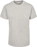 Build Your Brand Rundhalsshirt Premium Combed Jersey T-Shirt Grau/Hellgrau
