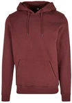 Build Your Brand Kapuzenpullover Herren Sweat Organic Hoodie Rot/Dunkelrot/Braun/Bordeaux