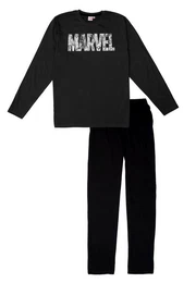 United Labels Schlafanzug Marvel - Logo mit Helden, Set Shirt mit Hose