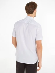 TOMMY HILFIGER Hemd NATURAL SOFT MINI PRT SHIRT Weiß/Creme/Hellblau/Grau