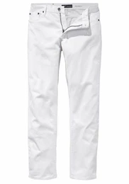 Regular-fit-Jeans James Regular Fit, gerades Bein, normale Leibhhe, dunkelblaue Waschung