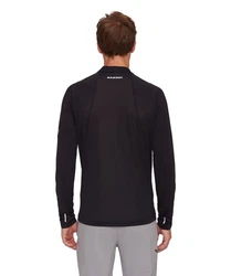 Mammut Longsleeve Aenergy FL Half Zip Schwarz/Dunkelrot/Rot