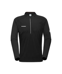 Mammut Longsleeve Aenergy FL Half Zip Schwarz/Dunkelrot/Rot