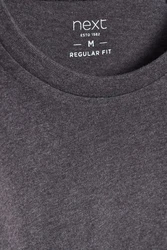 Next Langarmshirt Rundhalsshirt Regular Fit Dunkelgrau/Hellgrau/Grau/Rosa/Lila