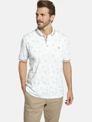 Babista Poloshirt ELEGUNO wei gemustert