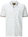 Babista Poloshirt ELEGUNO wei gemustert