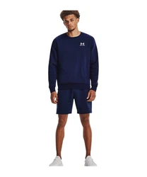 Under Armour Essential Fleece Sweatshirt Sweater Dunkelblau/Rot/Blau/Hellblau