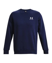 Under Armour Essential Fleece Sweatshirt Sweater Dunkelblau/Rot/Blau/Hellblau