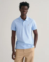 GANT Poloshirt REGULAR SHIELD hellblau