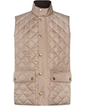 Barbour Steppweste New Lowerdale Khaki/Beige/Braun