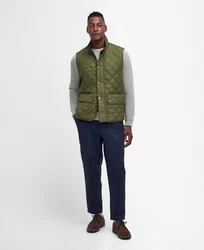 Barbour Steppweste New Lowerdale Dunkelgrün